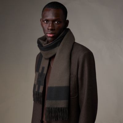 Cheval a la Couverture Spirale scarf 100 - Beige | Hermès USA